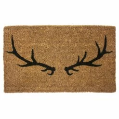 Antlers Handwoven Coconut Fiber Doormat