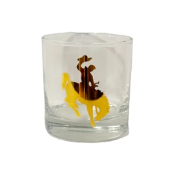 20 K Gold Bronco Rocks / Old Fashioned Glasses