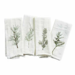 Winter Green Napkins- Set Of 4