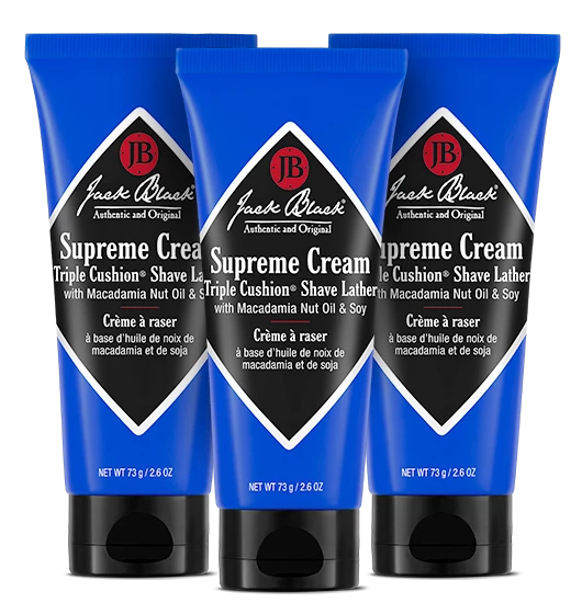 Jack Black Supreme Cream Triple Cushion Shave Lather 2.6oz 1 Jack Black Supreme Cream Triple Cushion Shave Lather 2.6oz
