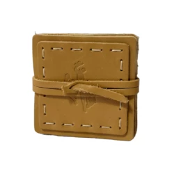 Bucking Bronco Hand Sewn Leather Coasters - Set Of Four