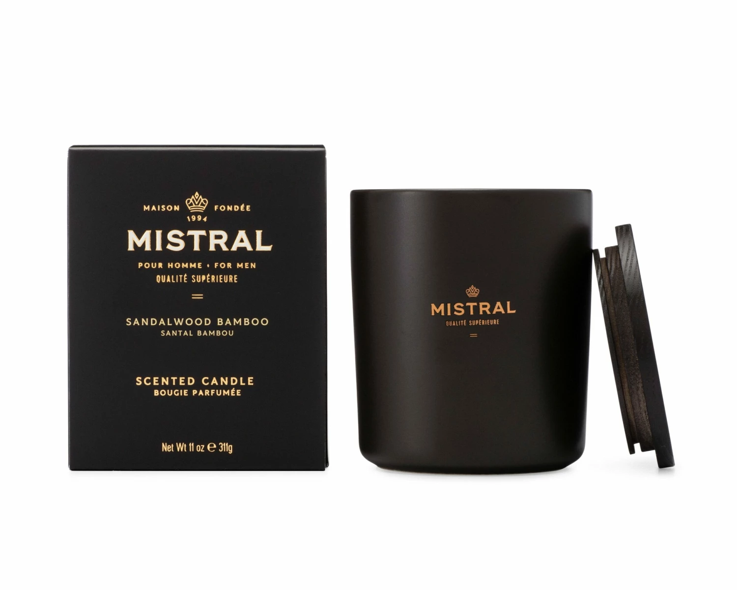 Mistral Candle - Sandalwood Bamboo 1 Mistral Candle - Sandalwood Bamboo