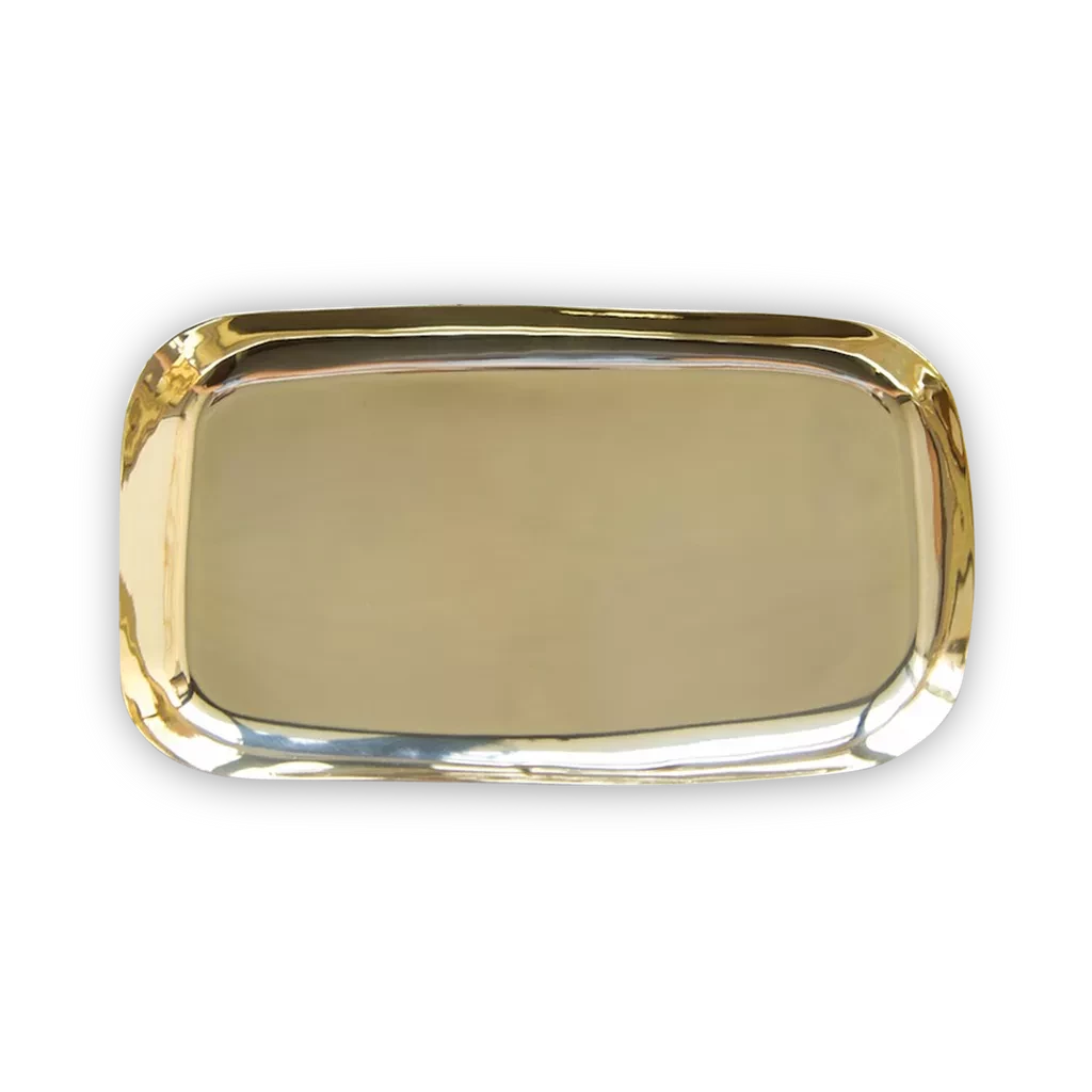 Sculpt Large Platter In Brass 1 Sculpt Large Platter In Brass