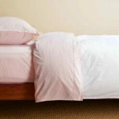 Blush Chambray Sheet Set