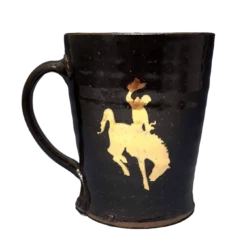 Gold Bronco Coffee Mug