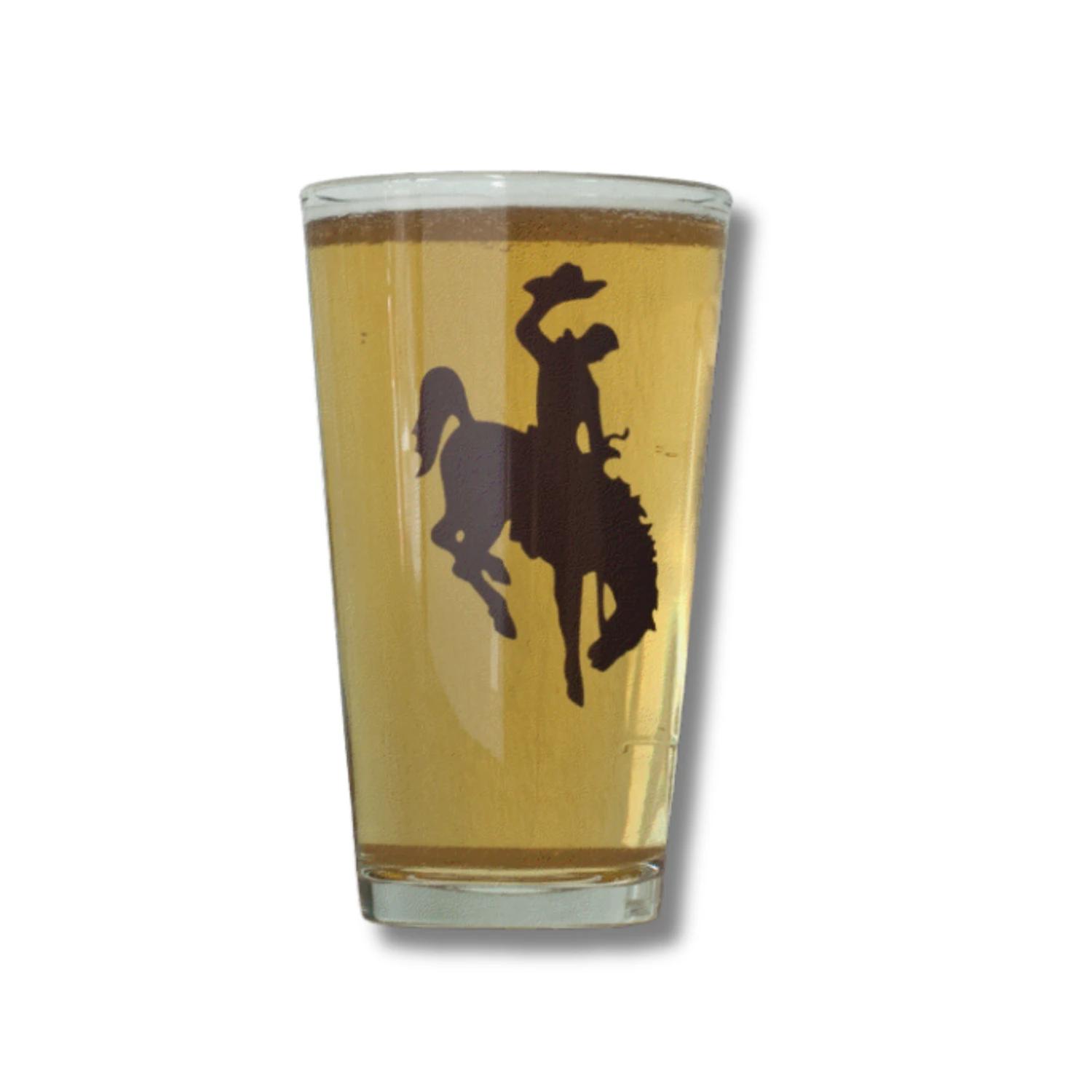 Bucking Bronco Pint Glass 1 Bucking Bronco Pint Glass