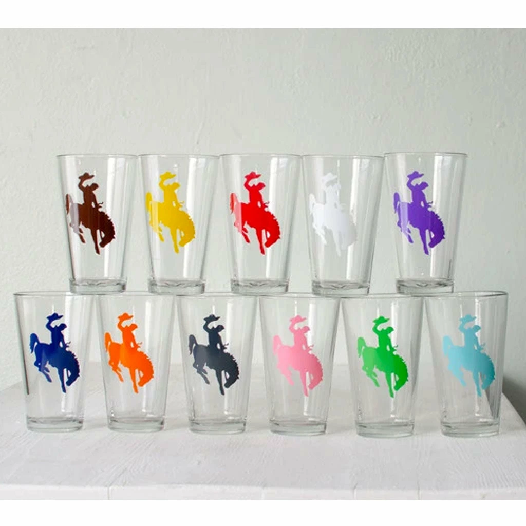 Bucking Bronco Pint Glass 4 Bucking Bronco Pint Glass - Image 4