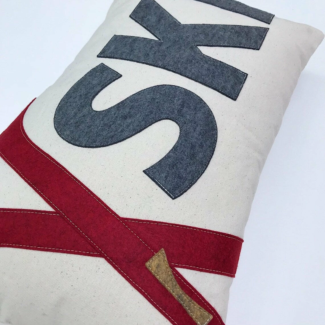 Crossed Ski's Pillow Crossed Ski's Pillow -Trudon shop CrossedSkisPillow