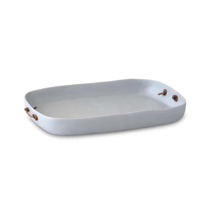 Tina Frey Large Tray With Leather Handles 3 Tina Frey Large Tray With Leather Handles - Image 3