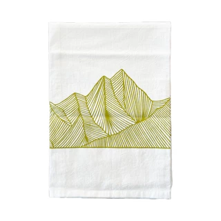 Classic Mountain Flour Sack Tea Towel Classic Mountain Flour Sack Tea Towel -Trudon shop FlourSackTeaTowel ClassicMountain