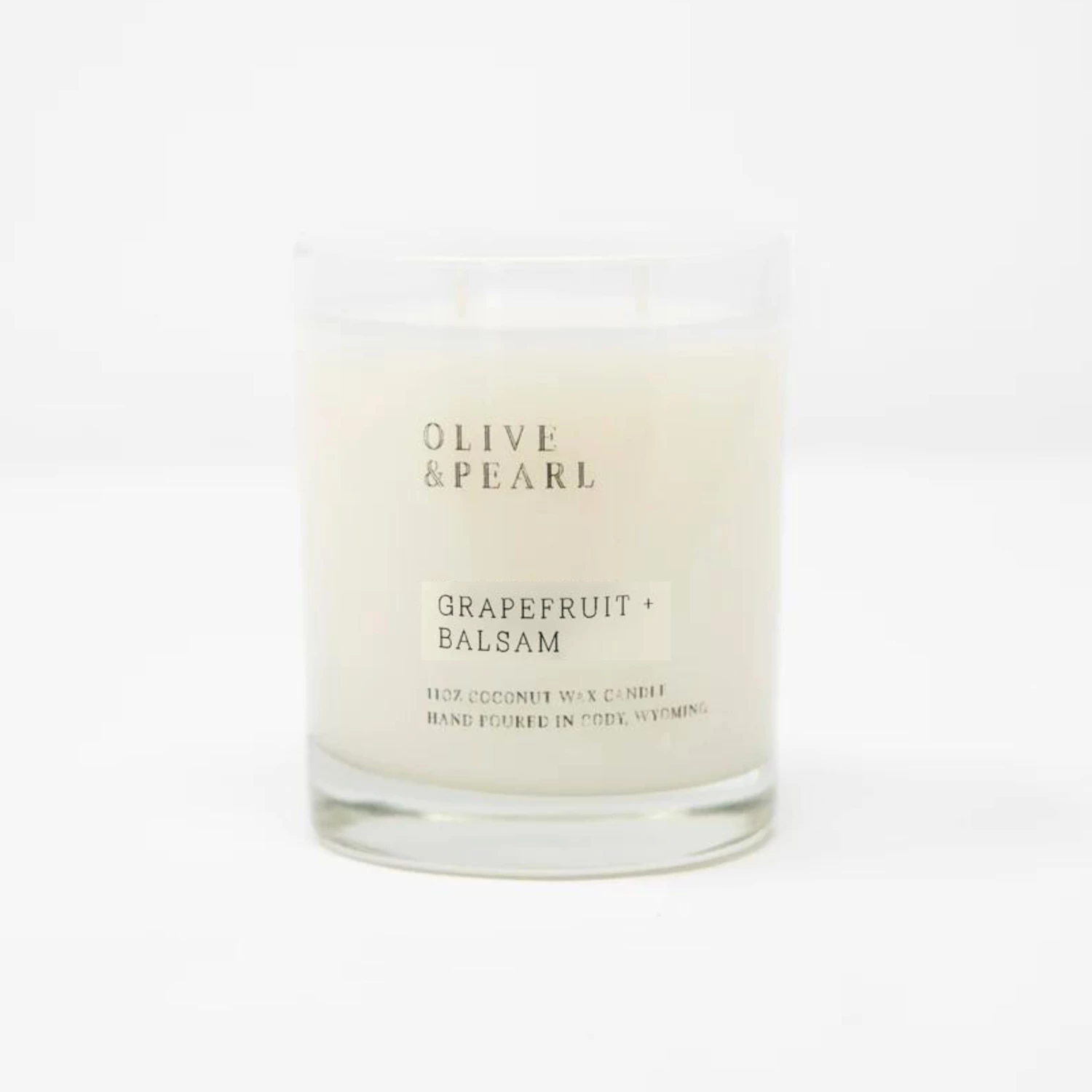 Olive & Pearl Candle - Grapefruit + Balsam 1 Olive & Pearl Candle - Grapefruit + Balsam