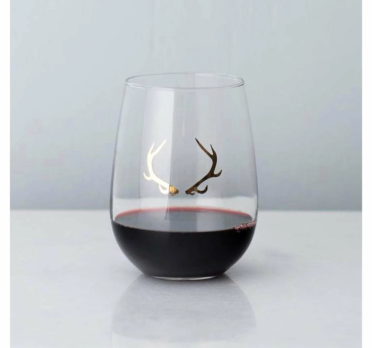 20k Gold Antler Wine Glass 2 20k Gold Antler Wine Glass - Image 2