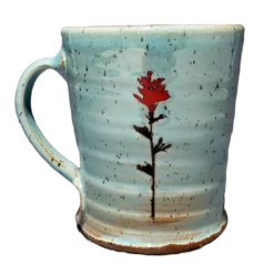Western Teal Indian Paintbrush Mug
