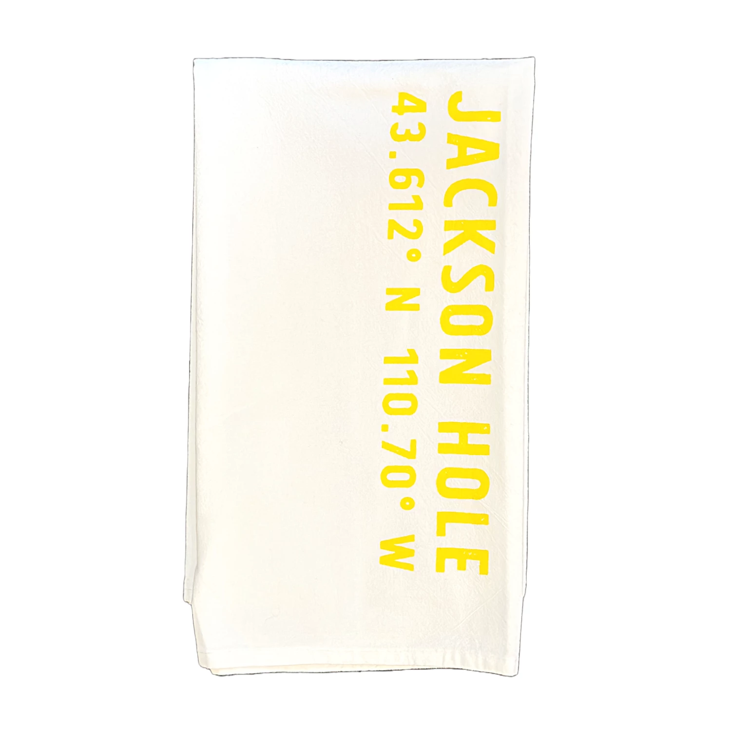 Jackson Hole Coordinates Tea Towel 3 Jackson Hole Coordinates Tea Towel - Image 3