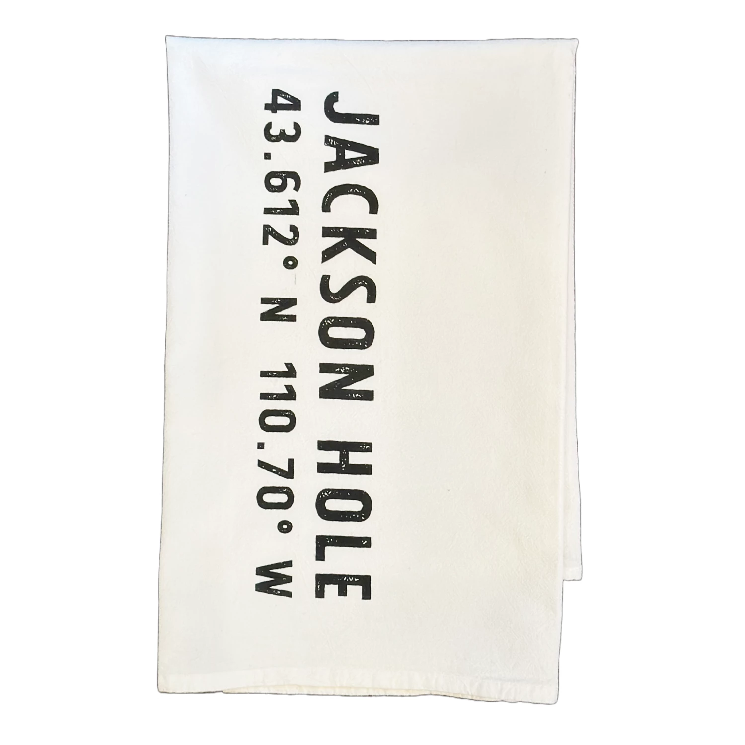 Jackson Hole Coordinates Tea Towel 1 Jackson Hole Coordinates Tea Towel