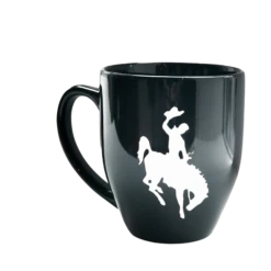 Sandblasted Bronco Coffee Mug -Trudon shop LargeSandblastedBroncoMug Black