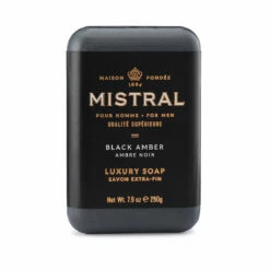 Mistral Bar Soap - Black Amber