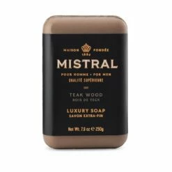 Mistral Bar Soap - Teak Wood