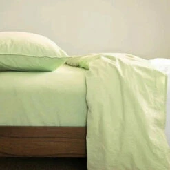Nile Green Chambray Sheet Set