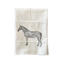 Horse Flour Sack Tea Towel