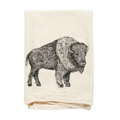 Bison Flour Sack Tea Towel