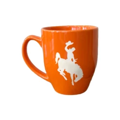 Sandblasted Bronco Coffee Mug -Trudon shop SandblastedBroncoMug Orange