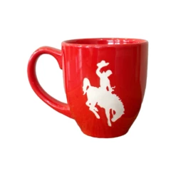 Sandblasted Bronco Coffee Mug -Trudon shop SandblastedBroncoMug Red