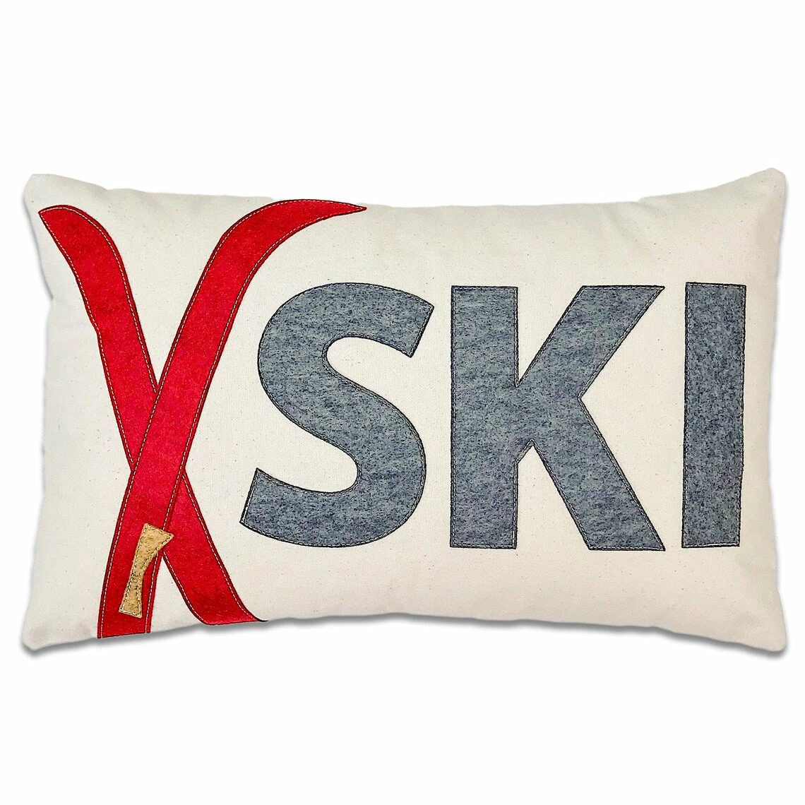 Crossed Ski's Pillow Crossed Ski's Pillow -Trudon shop SkiPillowwCrossedSkis
