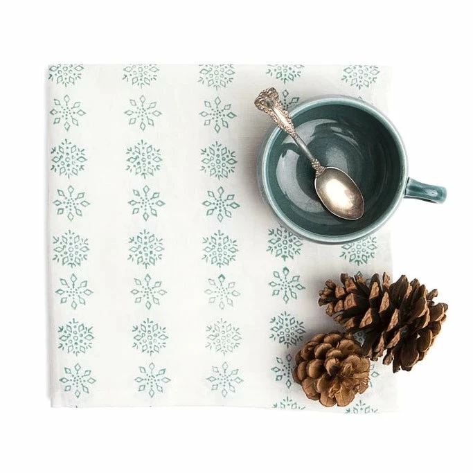 Falling Snowflake Napkins 2 Falling Snowflake Napkins - Image 2