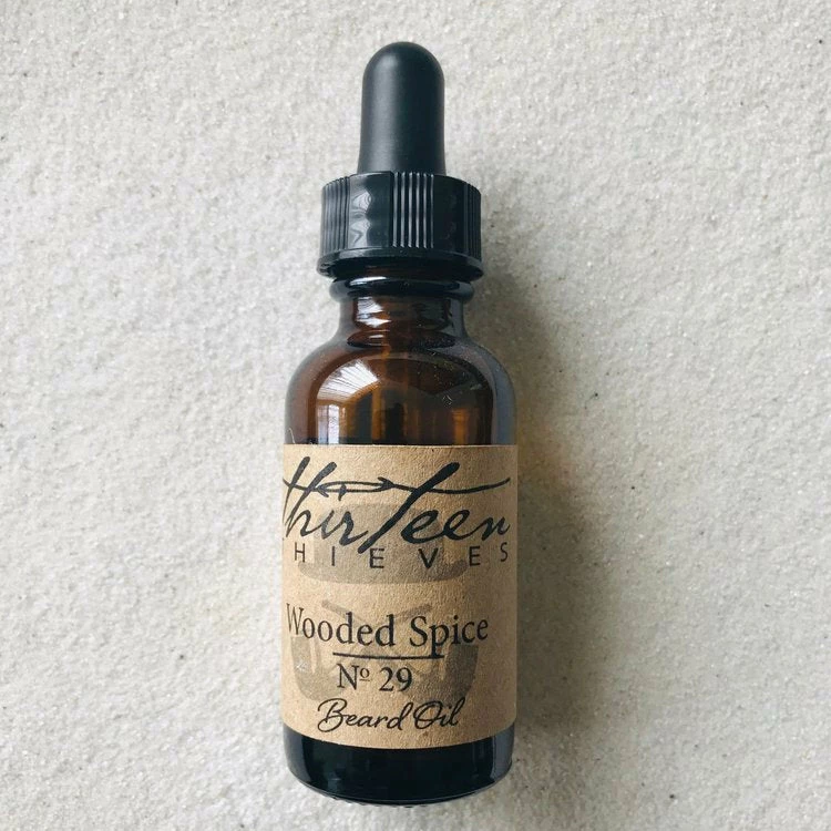 Wooded Spice Beard Oil - Thirteen Thieves 1 Wooded Spice Beard Oil - Thirteen Thieves