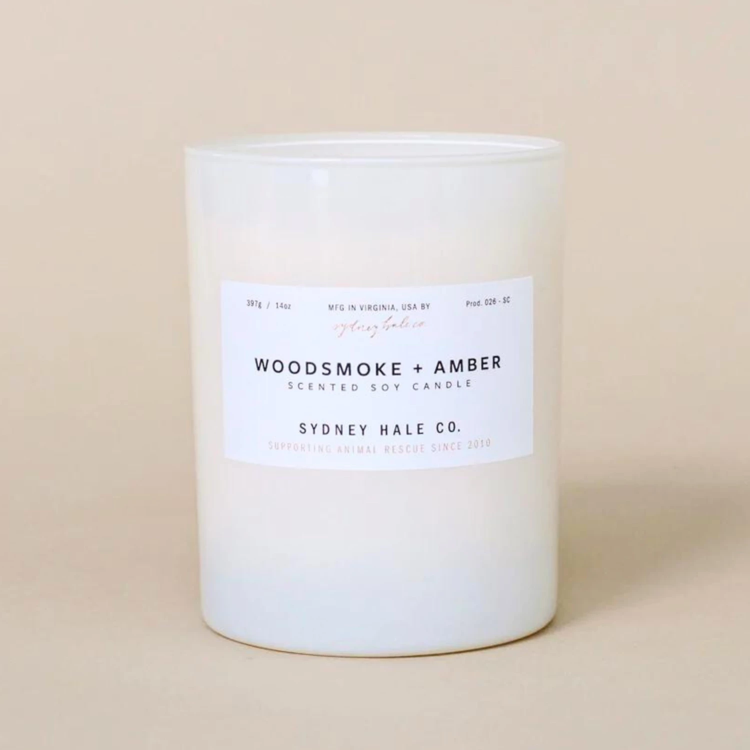 Sydney Hale Candle - Woodsmoke & Amber Sydney Hale Candle - Woodsmoke & Amber -Trudon shop WoodsmokeandAmberCandle