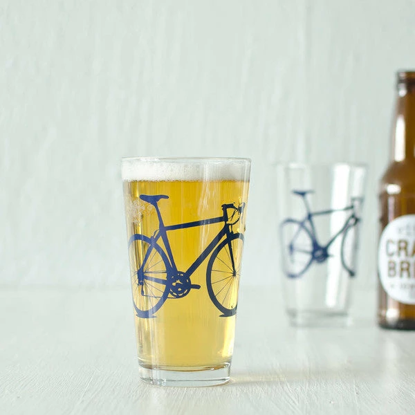Bike Pint Glasses Bike Pint Glasses -Trudon shop bike pint blue 1 grande