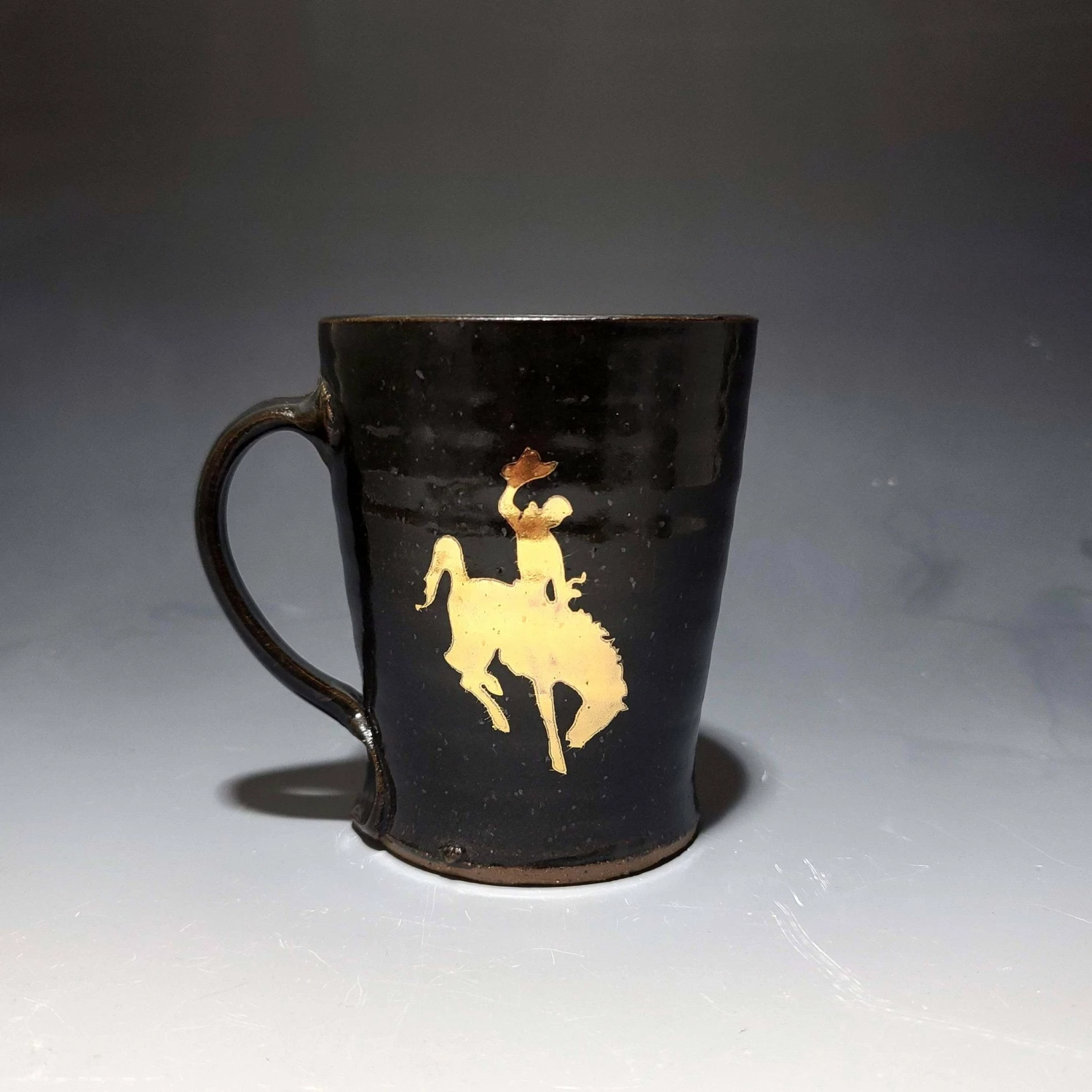 Gold Bronco Coffee Mug 3 Gold Bronco Coffee Mug - Image 3