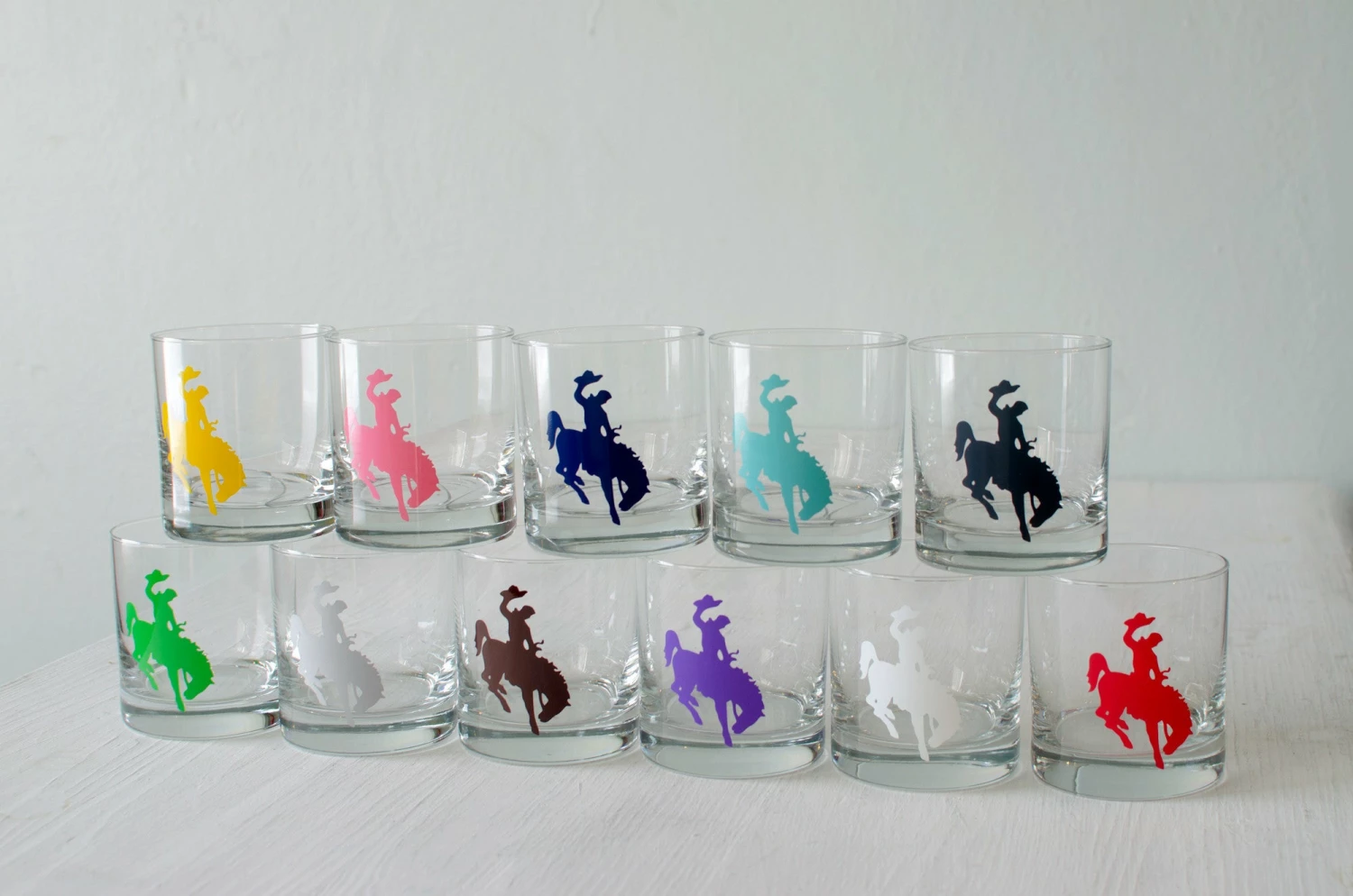 Bucking Bronco Rocks Glass 3 Bucking Bronco Rocks Glass - Image 3