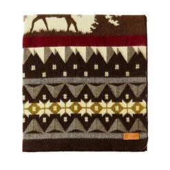 Brown Ski Adventure Southwestern Blanket -Trudon shop brownskiadventure3