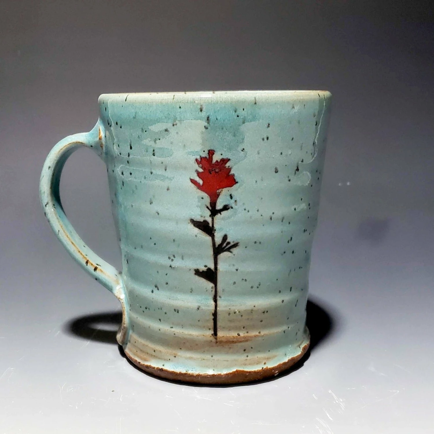 Western Teal Indian Paintbrush Mug 2 Western Teal Indian Paintbrush Mug - Image 2