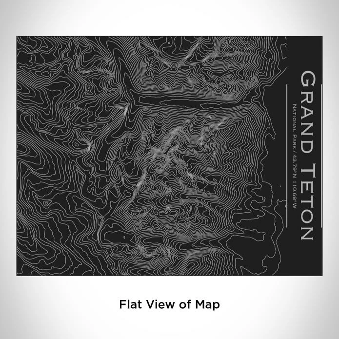 Grand Teton National Park Engraved Bottle W Bamboo Top 3 Grand Teton National Park Engraved Bottle W Bamboo Top - Image 3