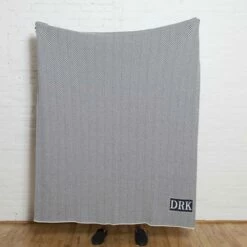 Eco Herringbone Personalized Throw