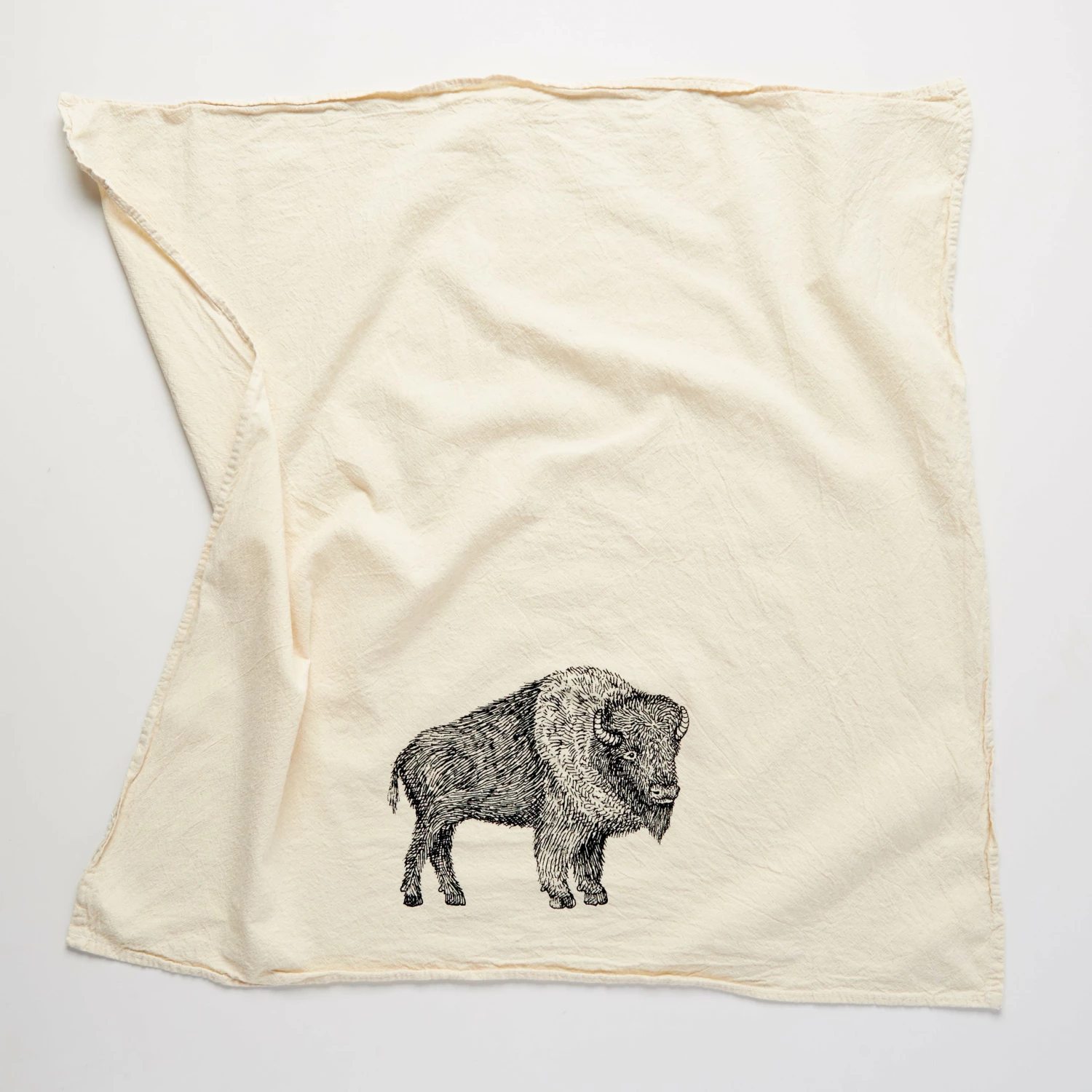 Bison Flour Sack Tea Towel 3 Bison Flour Sack Tea Towel - Image 3