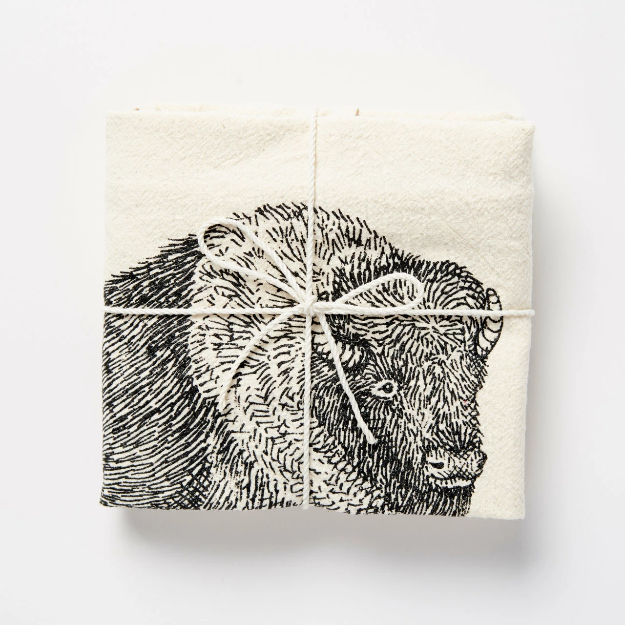 Bison Flour Sack Tea Towel 2 Bison Flour Sack Tea Towel - Image 2