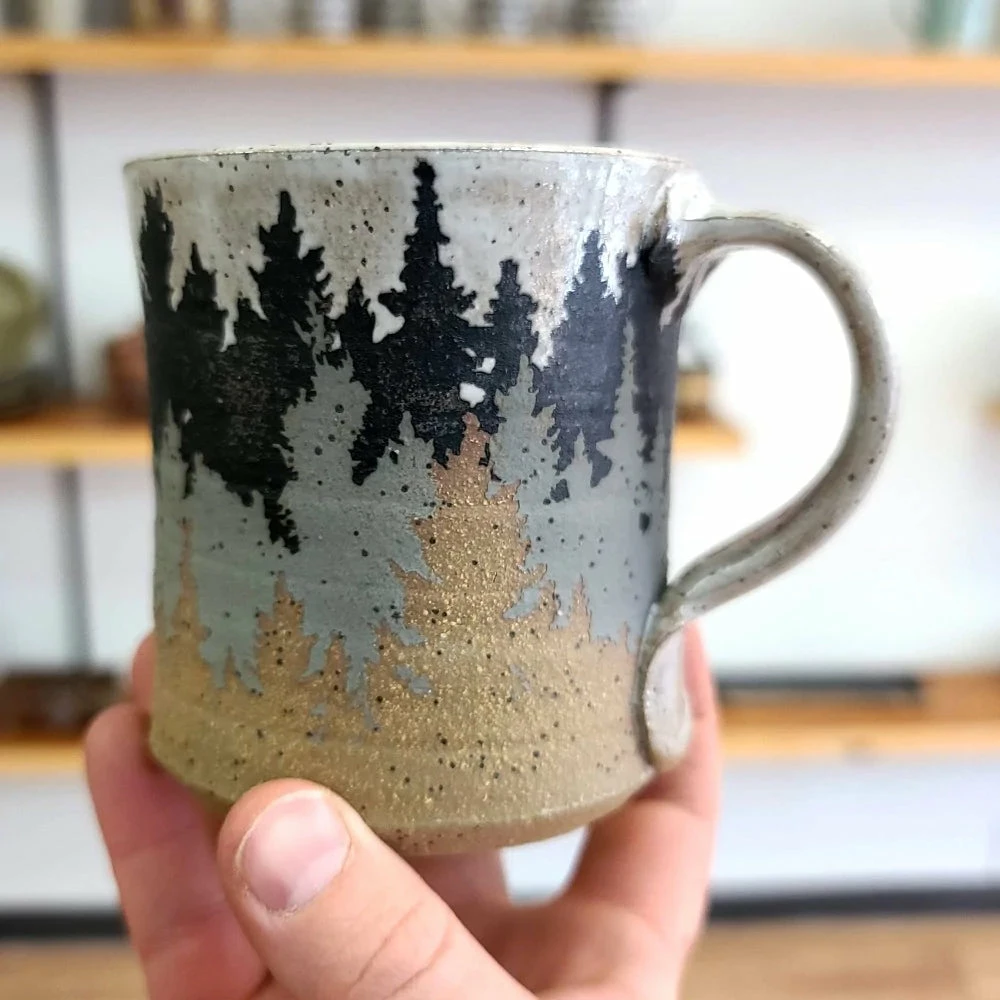 Layered Forest Mug 2 Layered Forest Mug - Image 2
