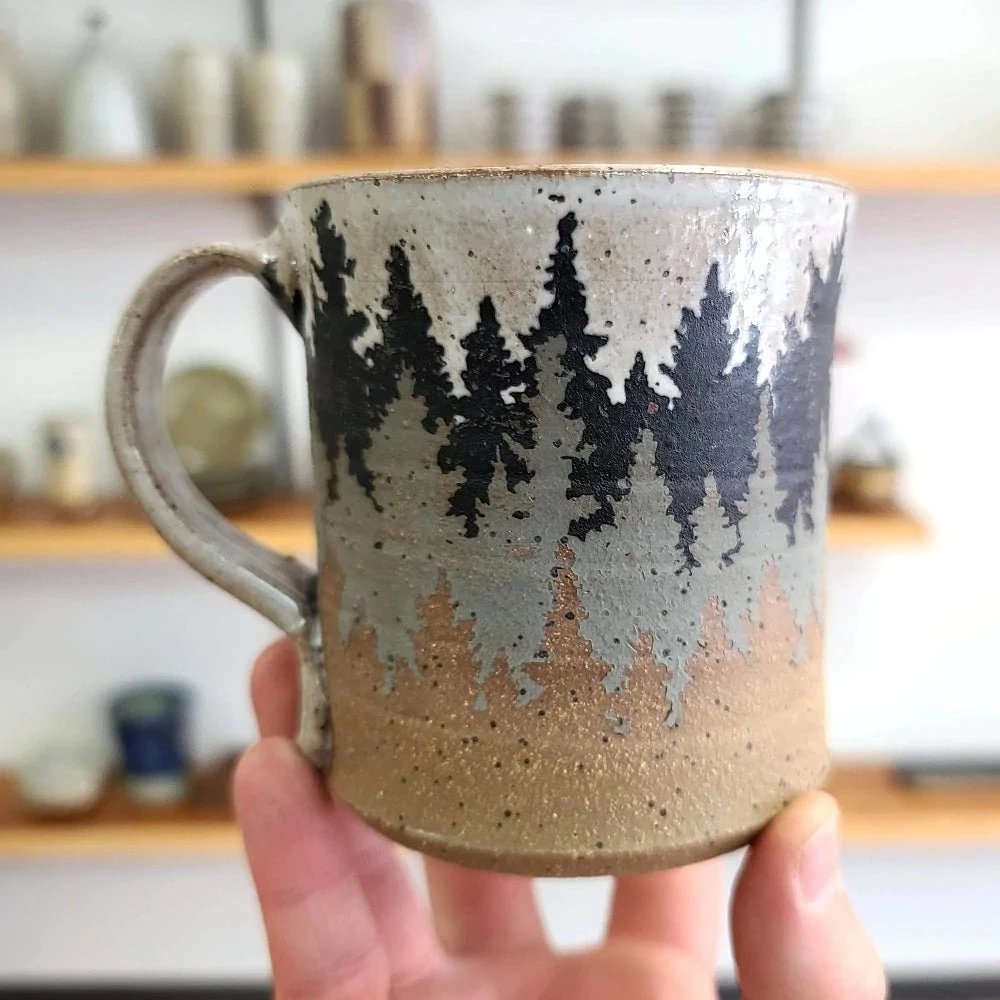 Layered Forest Mug 1 Layered Forest Mug